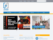 Tablet Screenshot of hochrhein-gymnasium.info